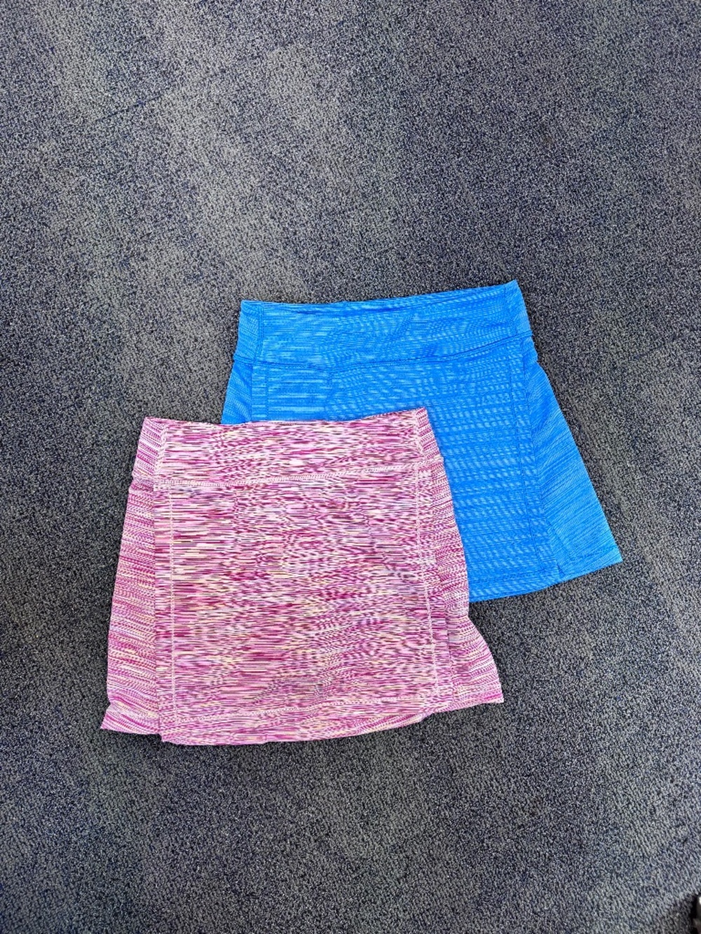 ATHLETA GIRL Space-Dye Skorts PAIR Size Large LIKE NEW